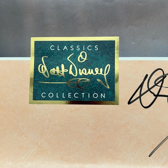 Vintage 90s Disney‎ Sorcerer Mickey Figurine Poster Signed - Picture 2 of 6